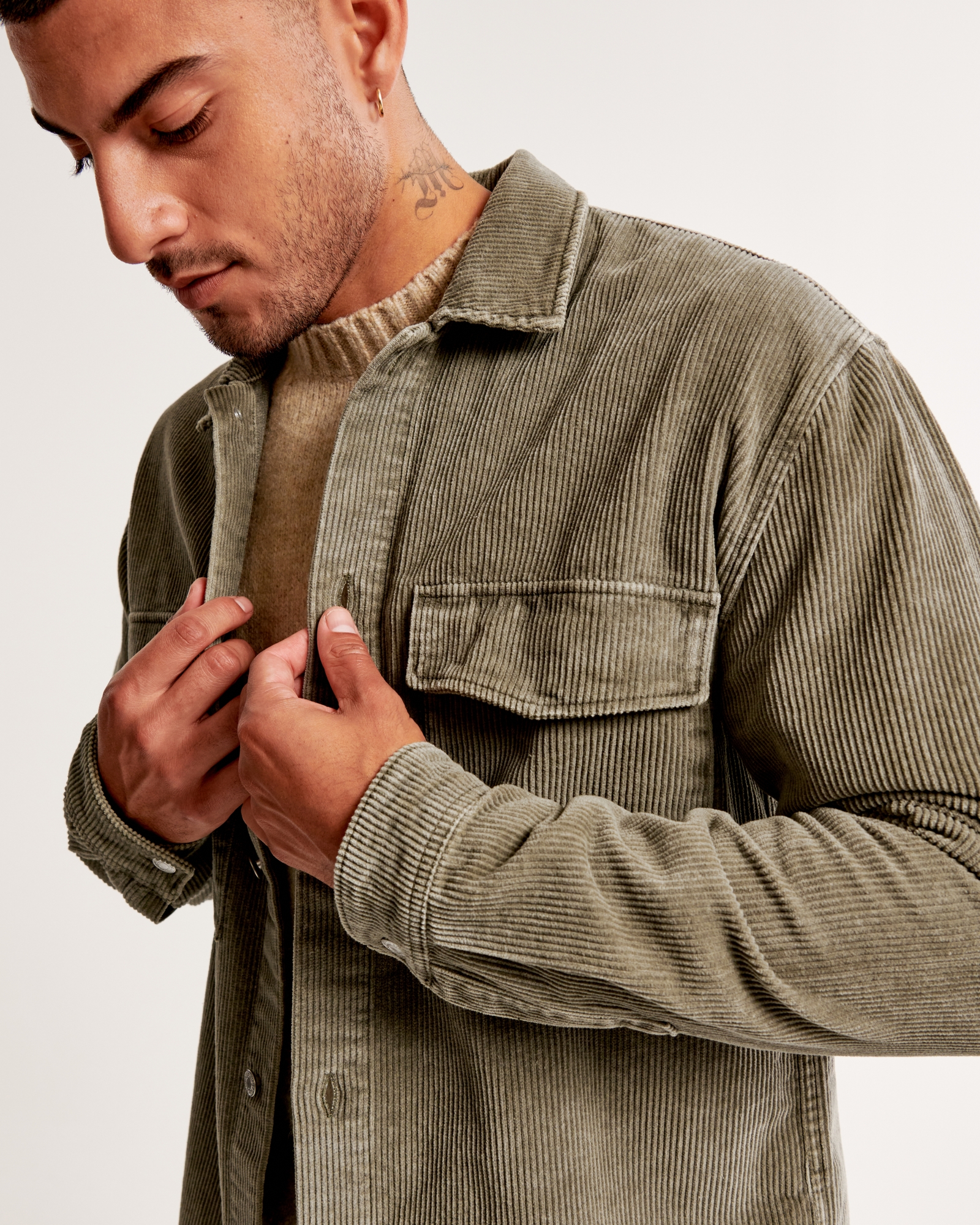 Corduroy Shirt Jacket