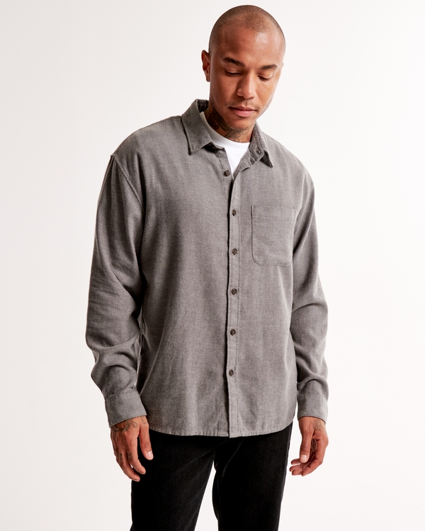 Men's Flannel Shirts | Abercrombie u0026 Fitch