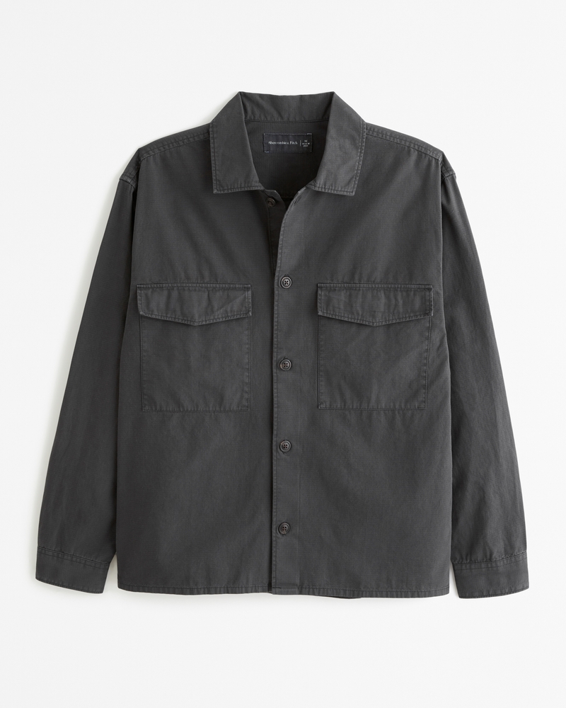 Twill Shirt Jacket