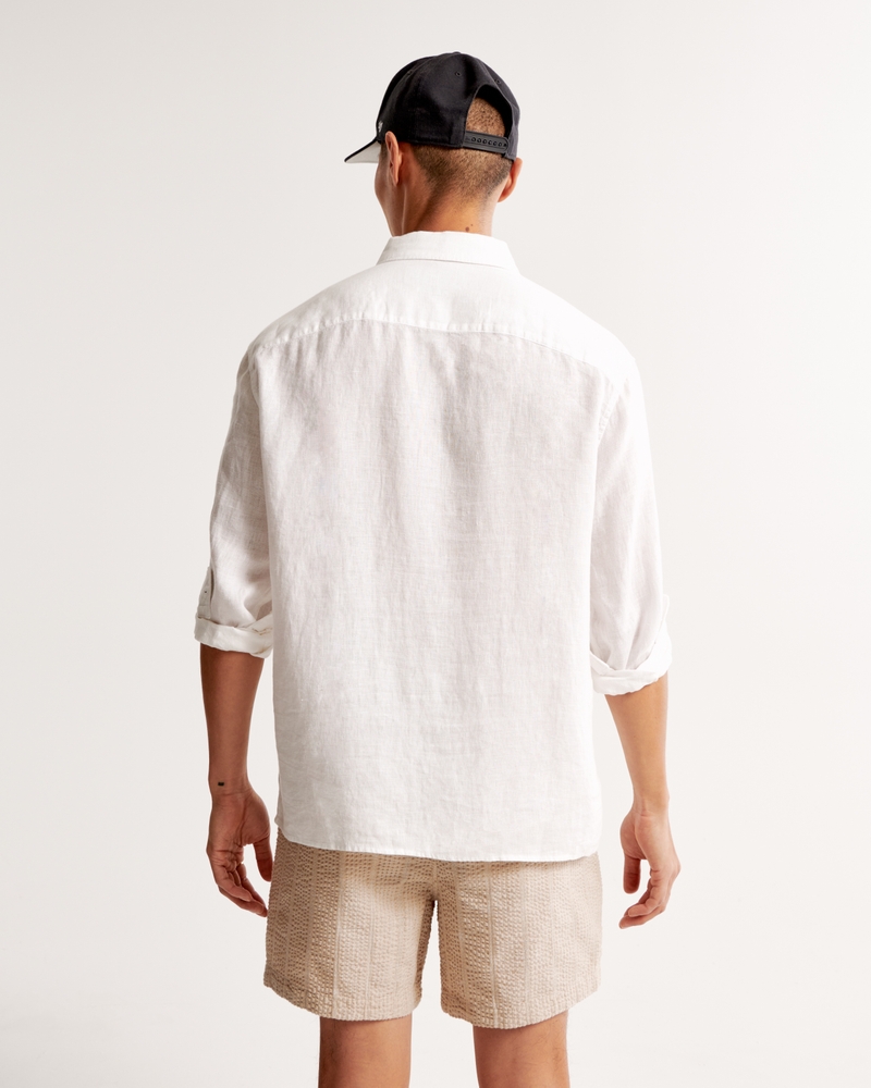 Linen Button-Up Shirt