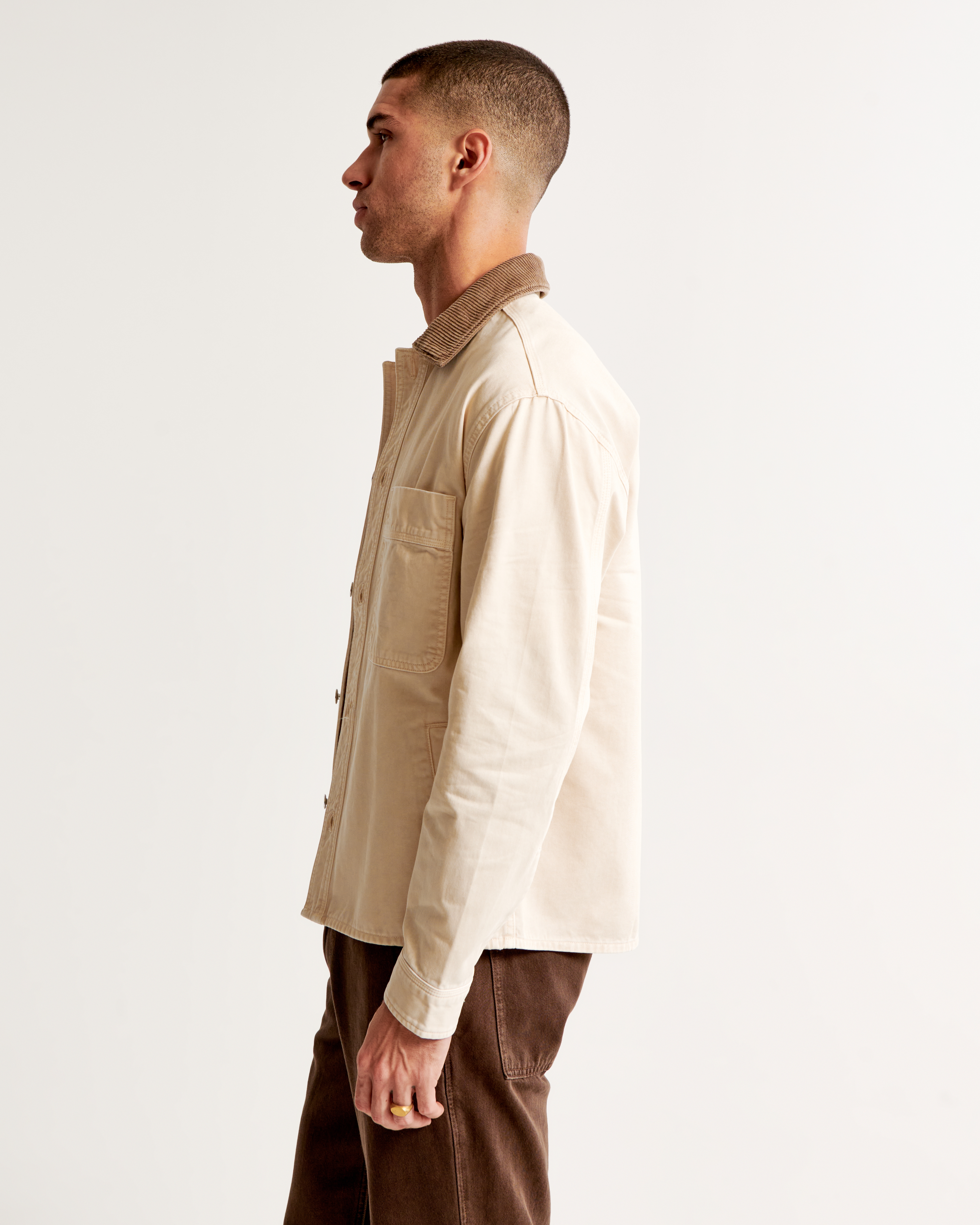 Men's Workwear Shirt Jacket | Men's Clearance | Abercrombie.com