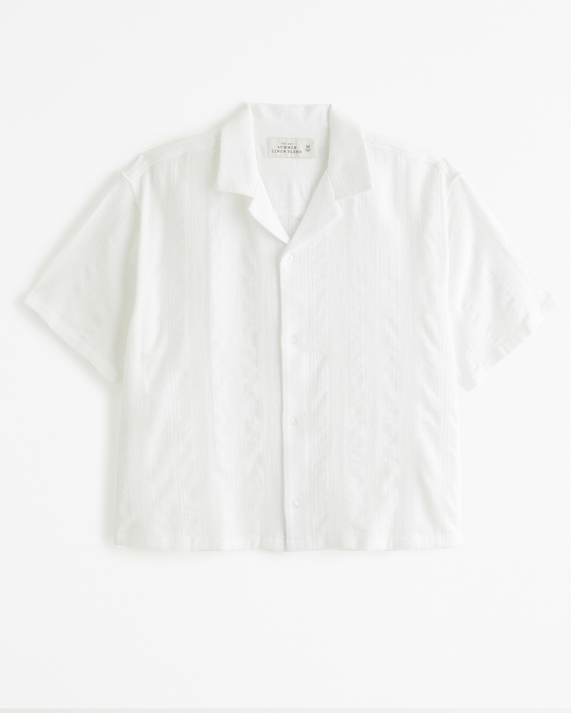 Unisex Button up Shirt, Cotton Blouse, Streetwear, for Summer
