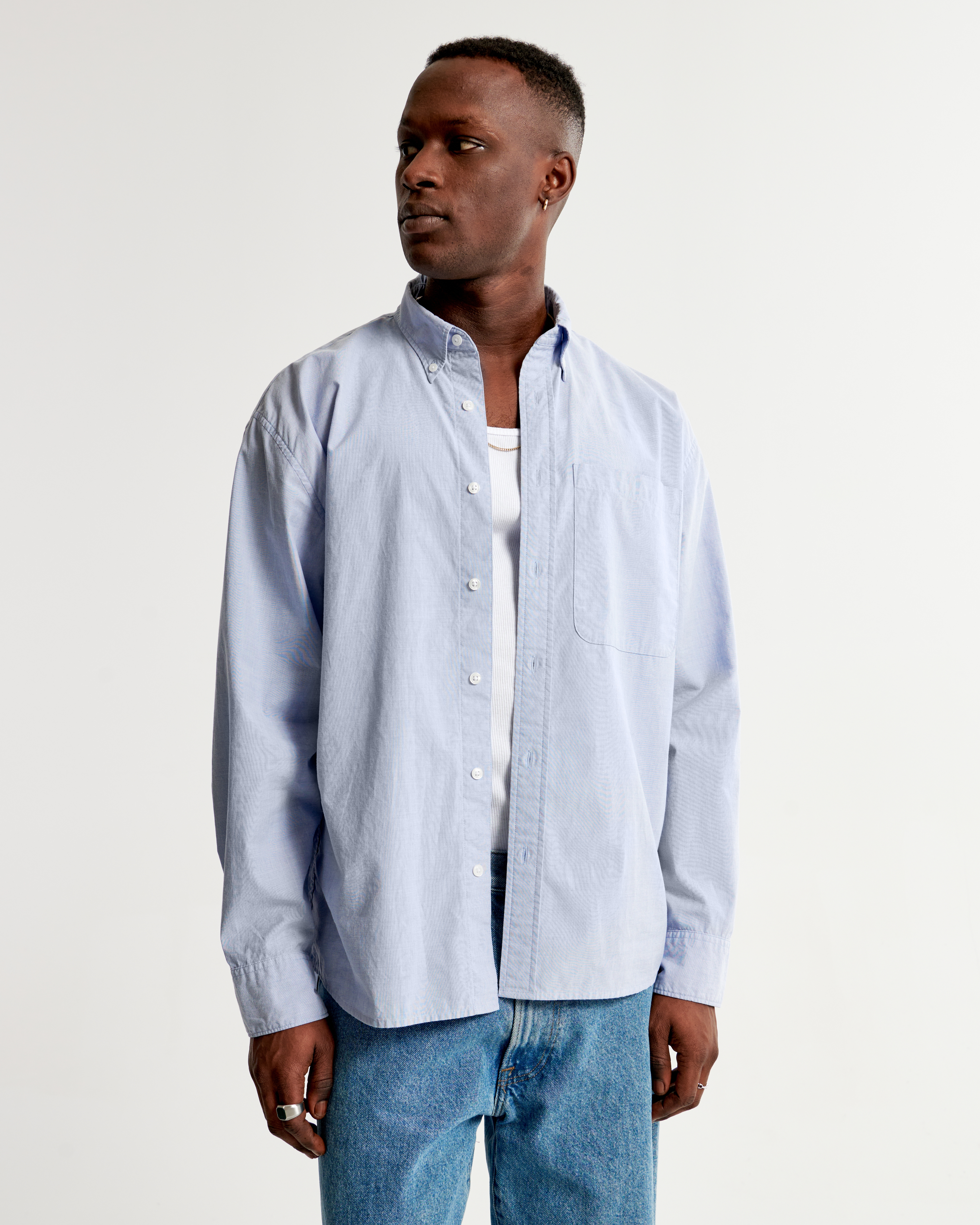 Easy poplin shirt