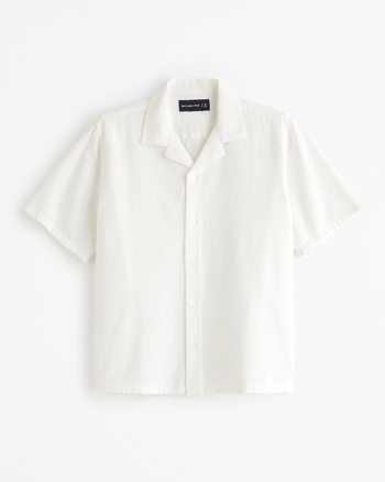 Waffle Button Up Shirt & Shorts