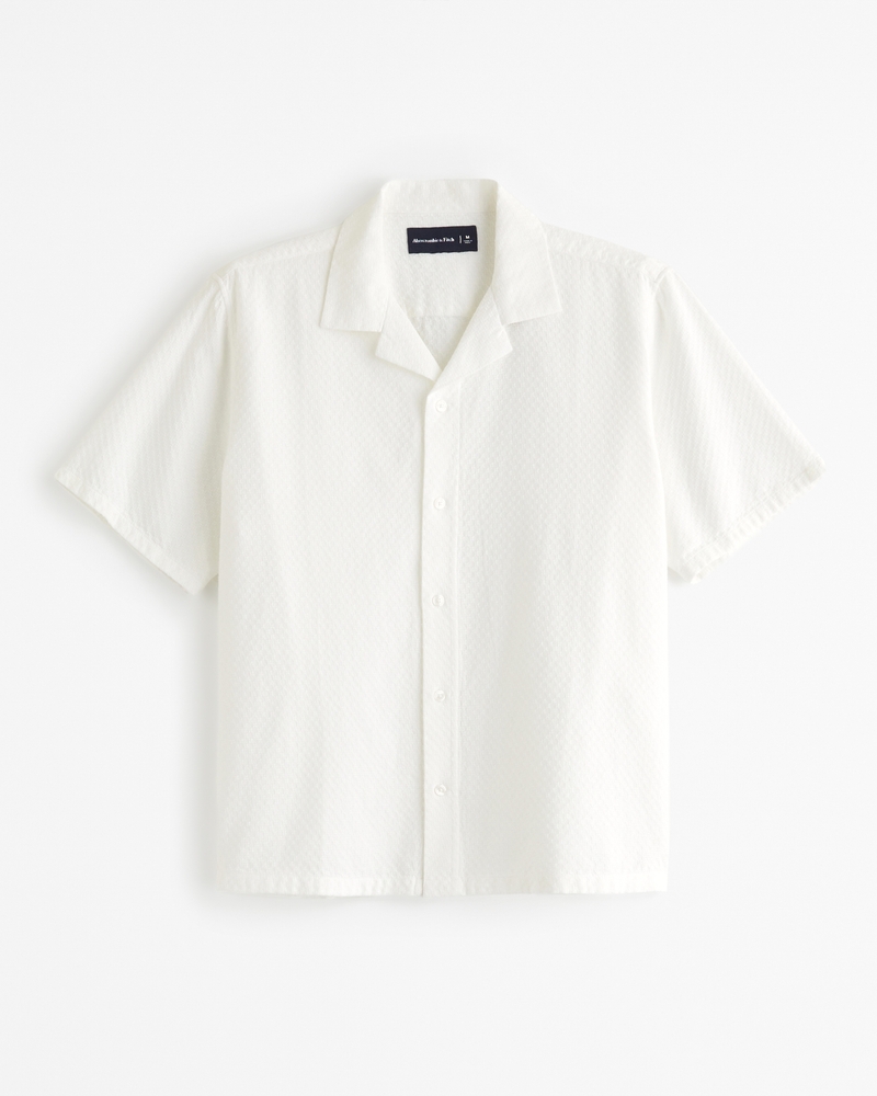 Off white button up shirt mens best sale