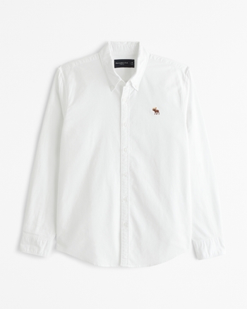 Hombre Camicia Oxford con icona caratteristica Hombre Buscar hombre L2 Abercrombie