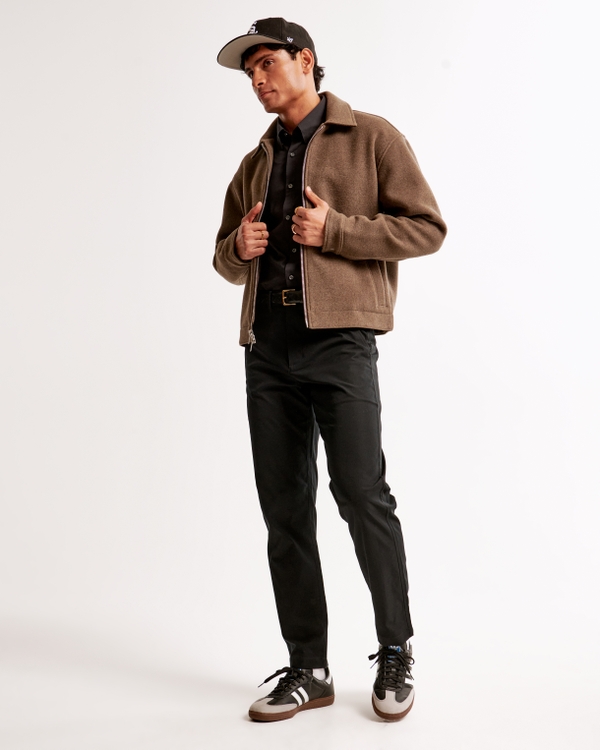 CoolMax Stretch Button-Up Shirt, Black view 2