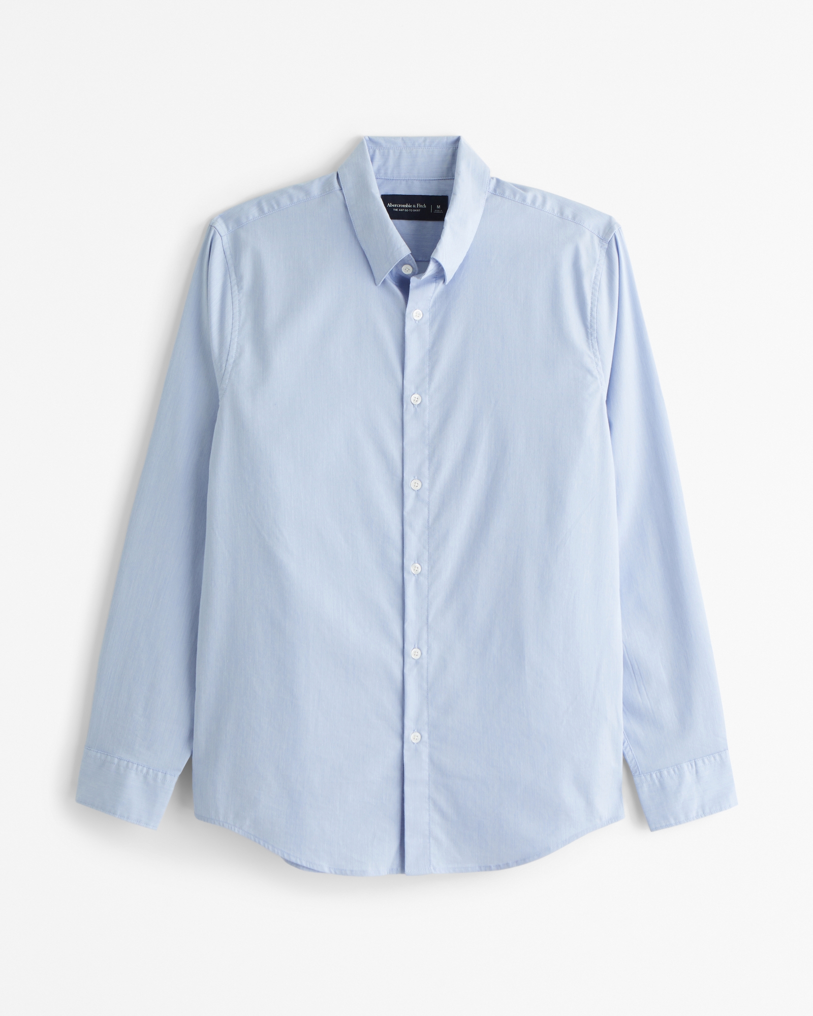 Men's A&F Go-To Shirt in Periwinkle | Size XXL | Abercrombie & Fitch