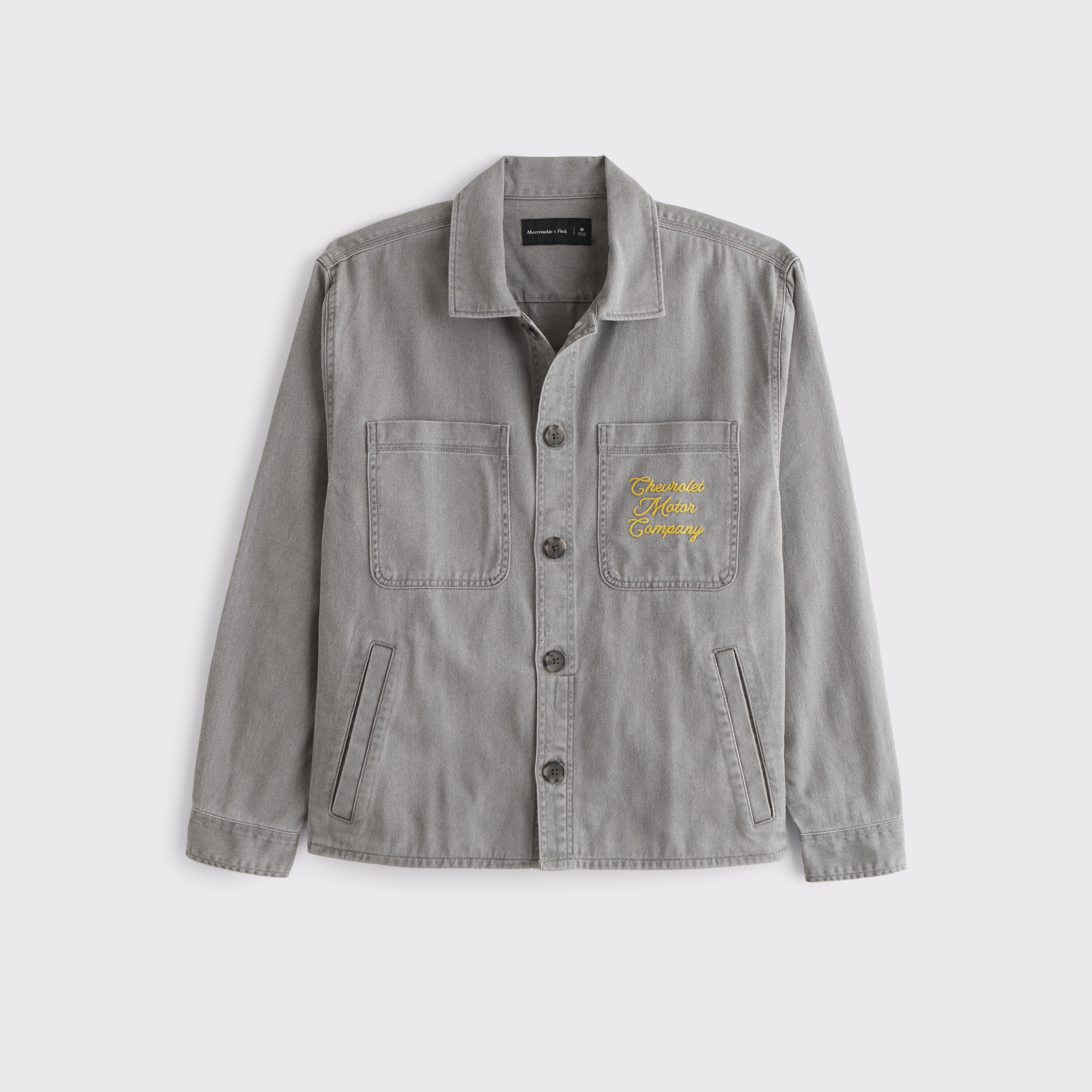 Men's Twill Graphic Shirt Jacket | Men's Clearance
