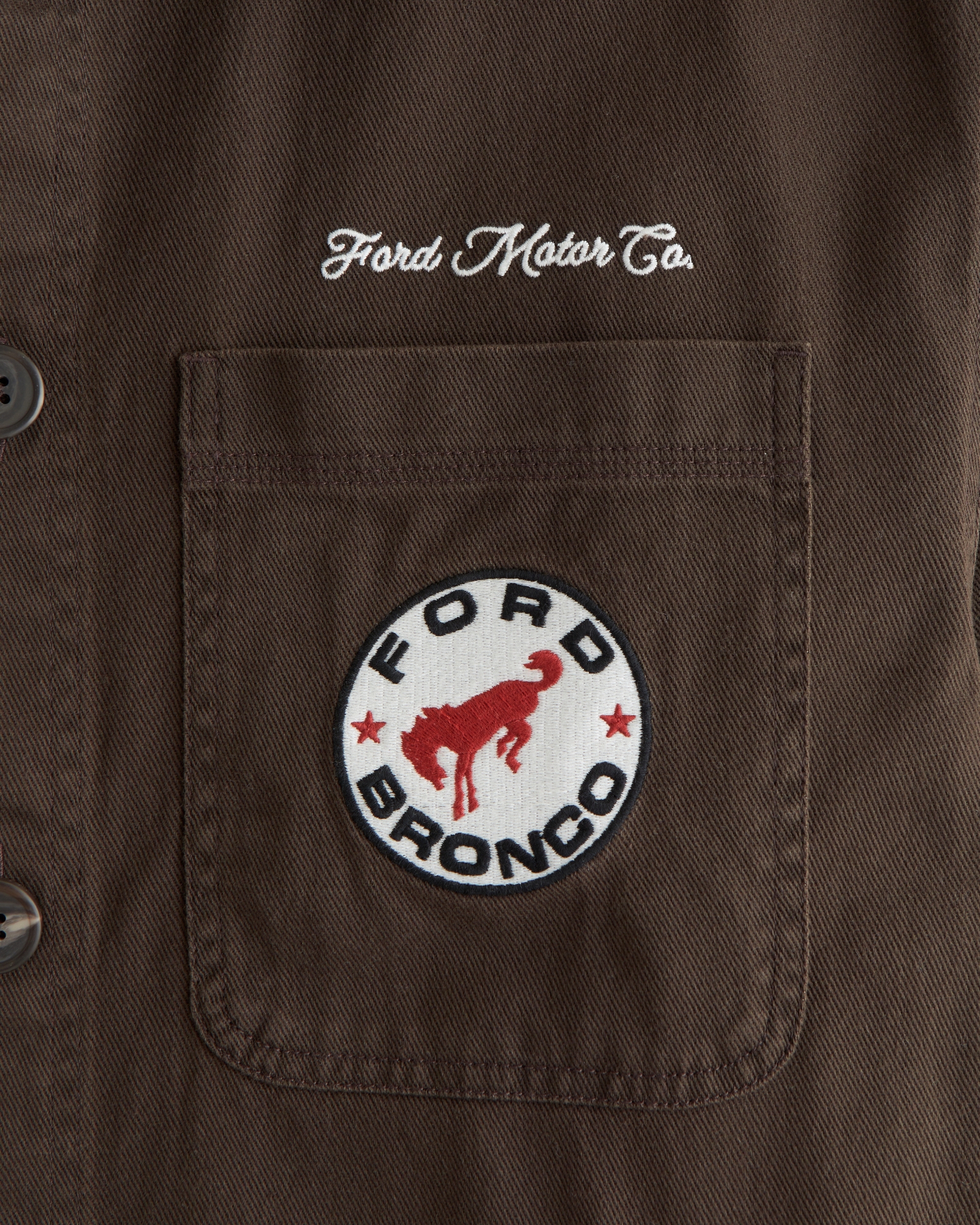 Twill Graphic Shirt Jacket