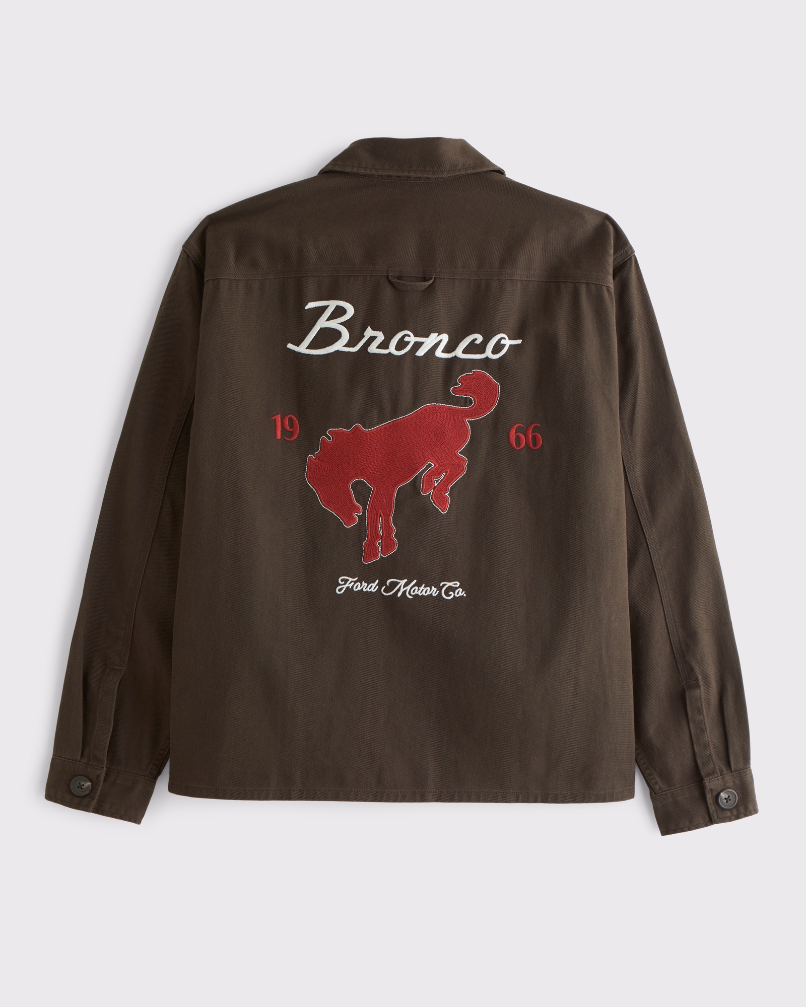 Twill Graphic Shirt Jacket