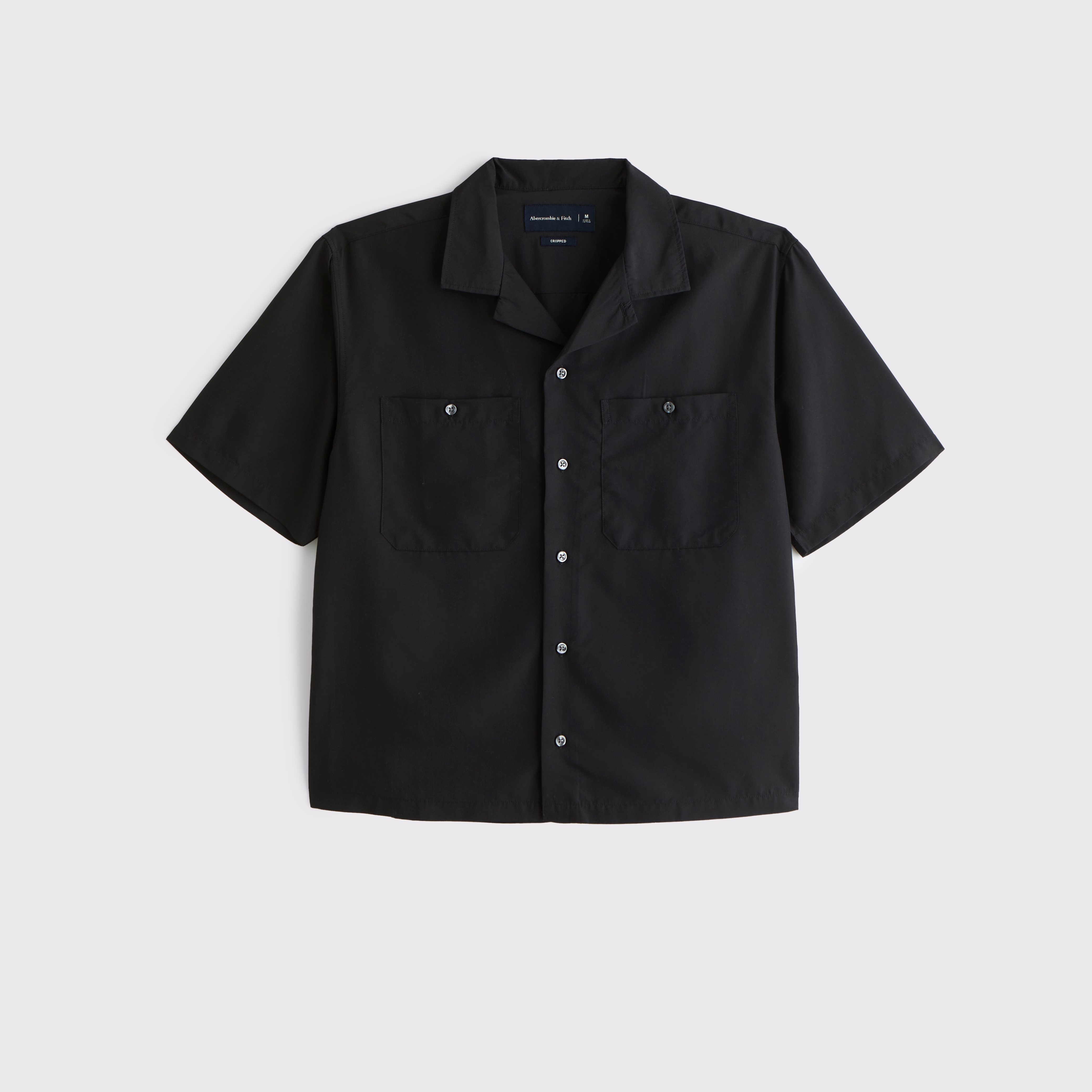Men's Camp Collar Cropped Cupro Shirt | Men's Clearance Men's Camp Collar Cropped Cupro Shirt | Men's Clearance