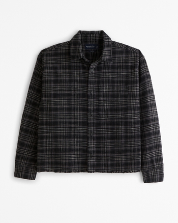 ★Abercrombie & Fitch★ クロップドセーターシャツジャケット KIC_120-4208-00040-100_model3.
