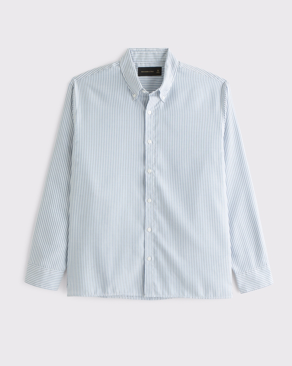 Oxford Shirt, Blue Stripe