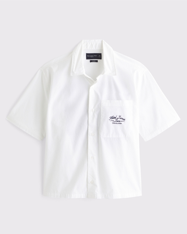 トップス EAPHI EMBROIDERY SHORT SLEEVE SHIRTS MRS23SH066-SHIPAPPLIQUESSSHIRT