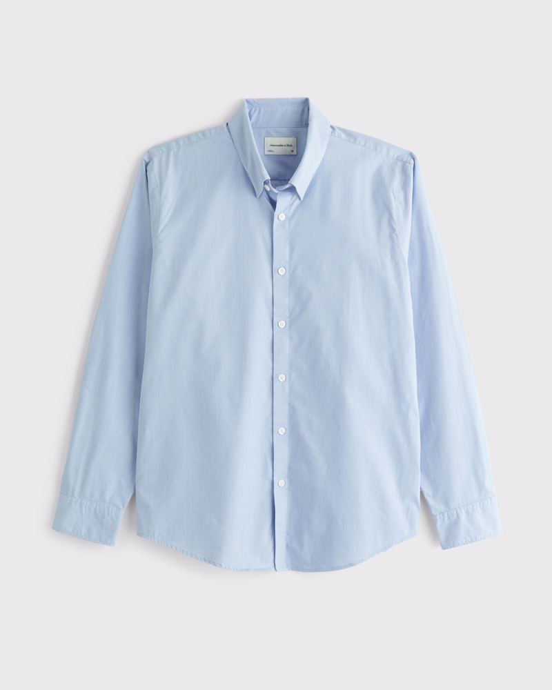 Men's A&F Go-To Athletic Fit Shirt Men's Tops