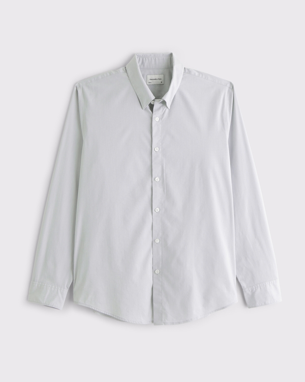 A&F Go-To Athletic Fit Shirt, Light Green view 1