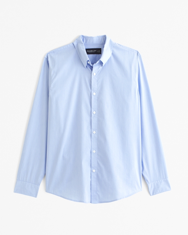 A&F Go-To Shirt, Light Blue