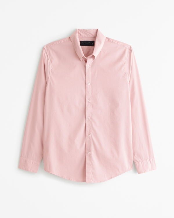 A&F Go-To Shirt, Light Pink