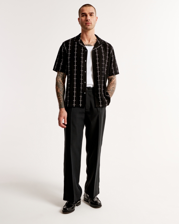 abercrombie button down shirt mens