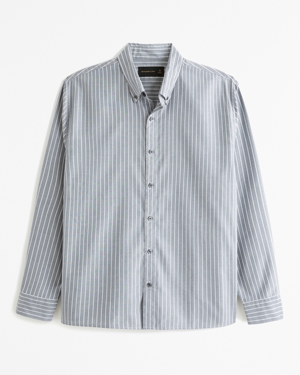 Oxford Shirt, Blue Stripe