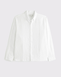 100% Linen Button-Up Shirt