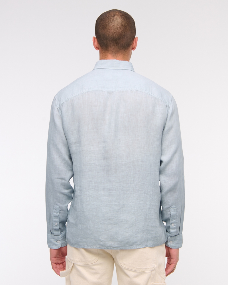 Linen Button-Up Shirt