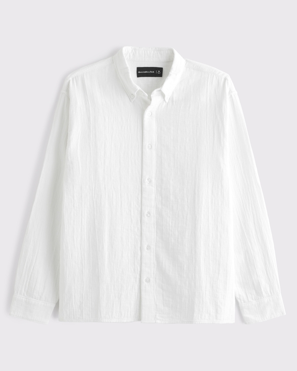 A&F Breezy Shirt, White view 1