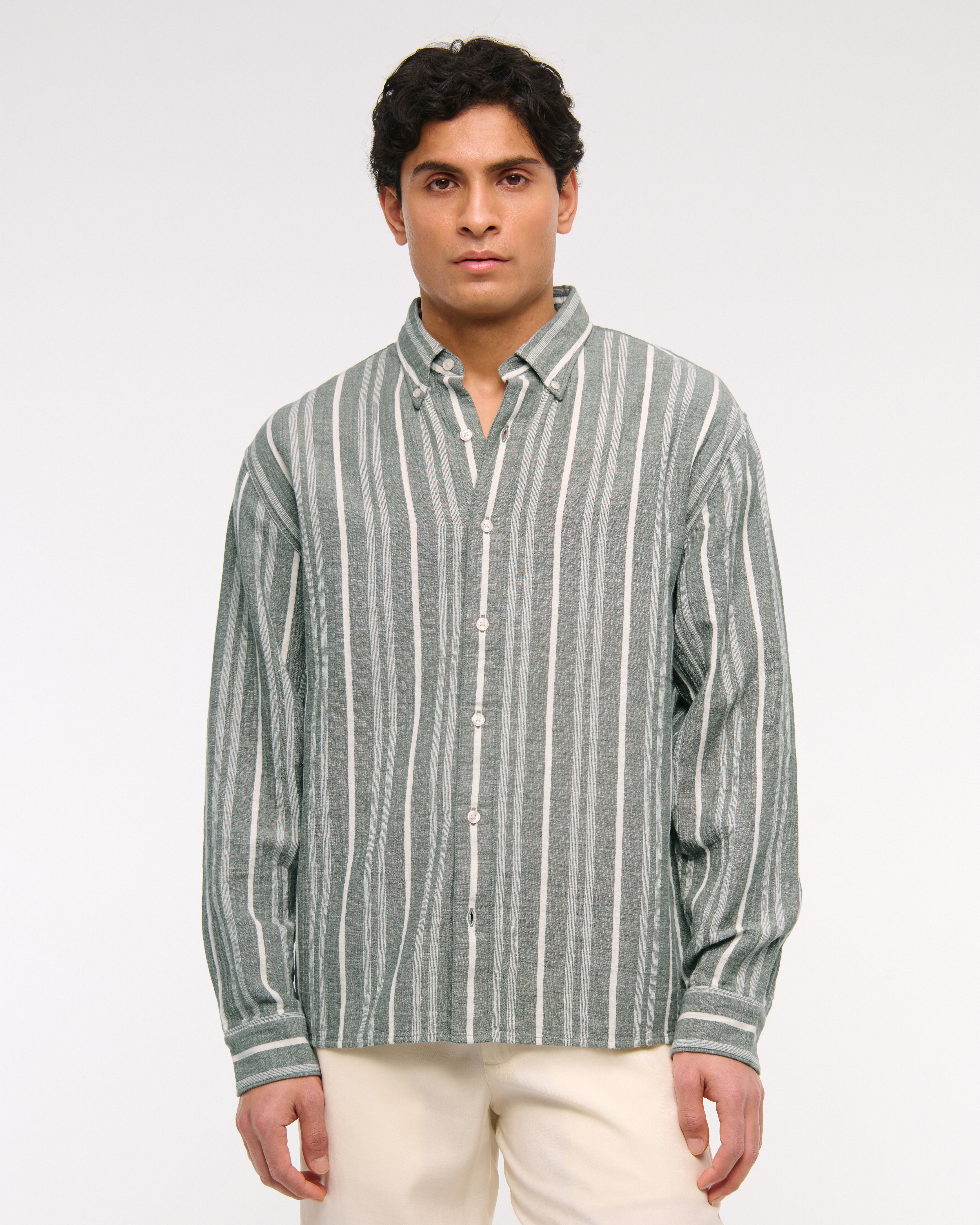 【大人気】Abercrombie & Fitch ブリージー シャツ ☆Abercrombie & Fitch☆A&F ブリージー シャツ
