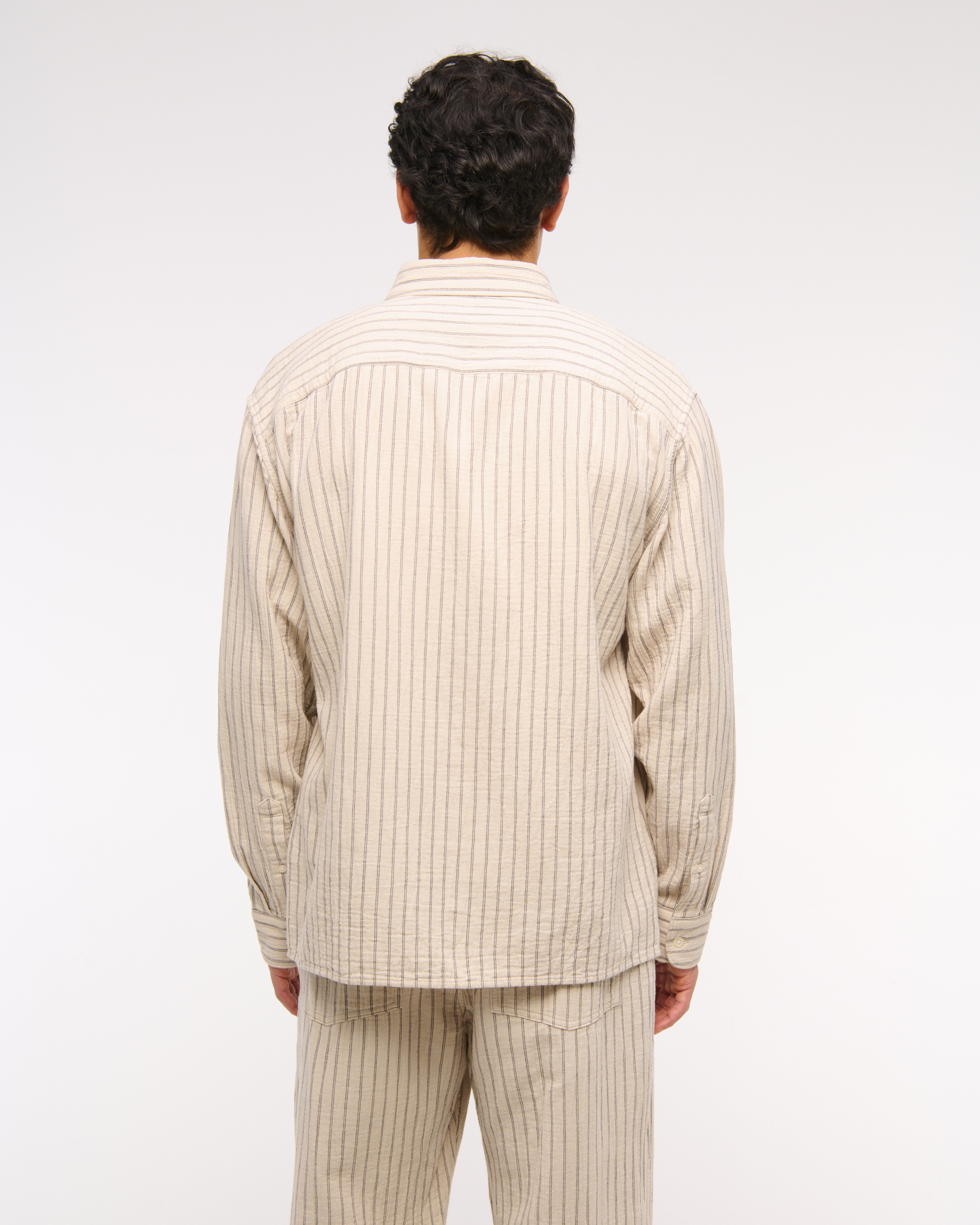 Men's A&F Breezy Shirt | Men's Matching Sets | Abercrombie.com Men's A&F Breezy Shirt | Men's Matching Sets | Abercrombie.com