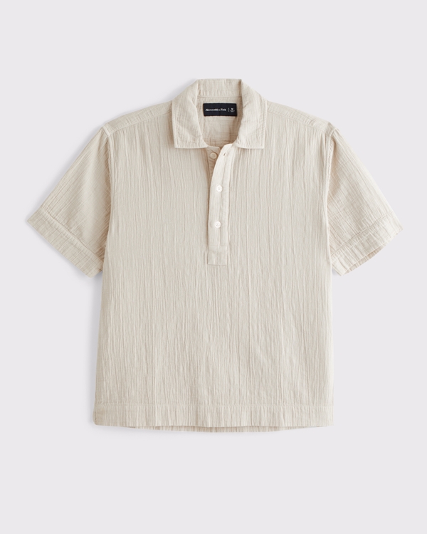A&F Breezy Popover, Cream view 1