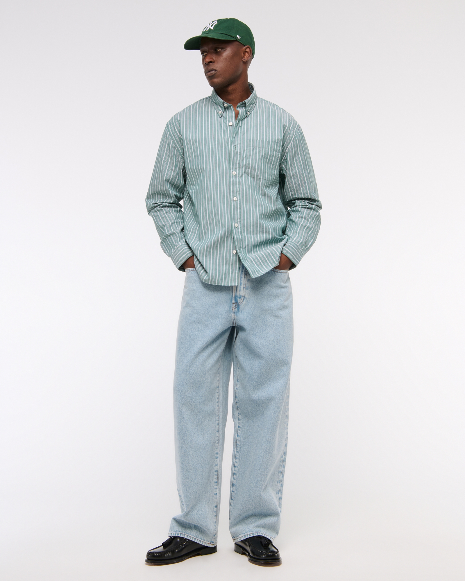 Poplin Button-Up Shirt