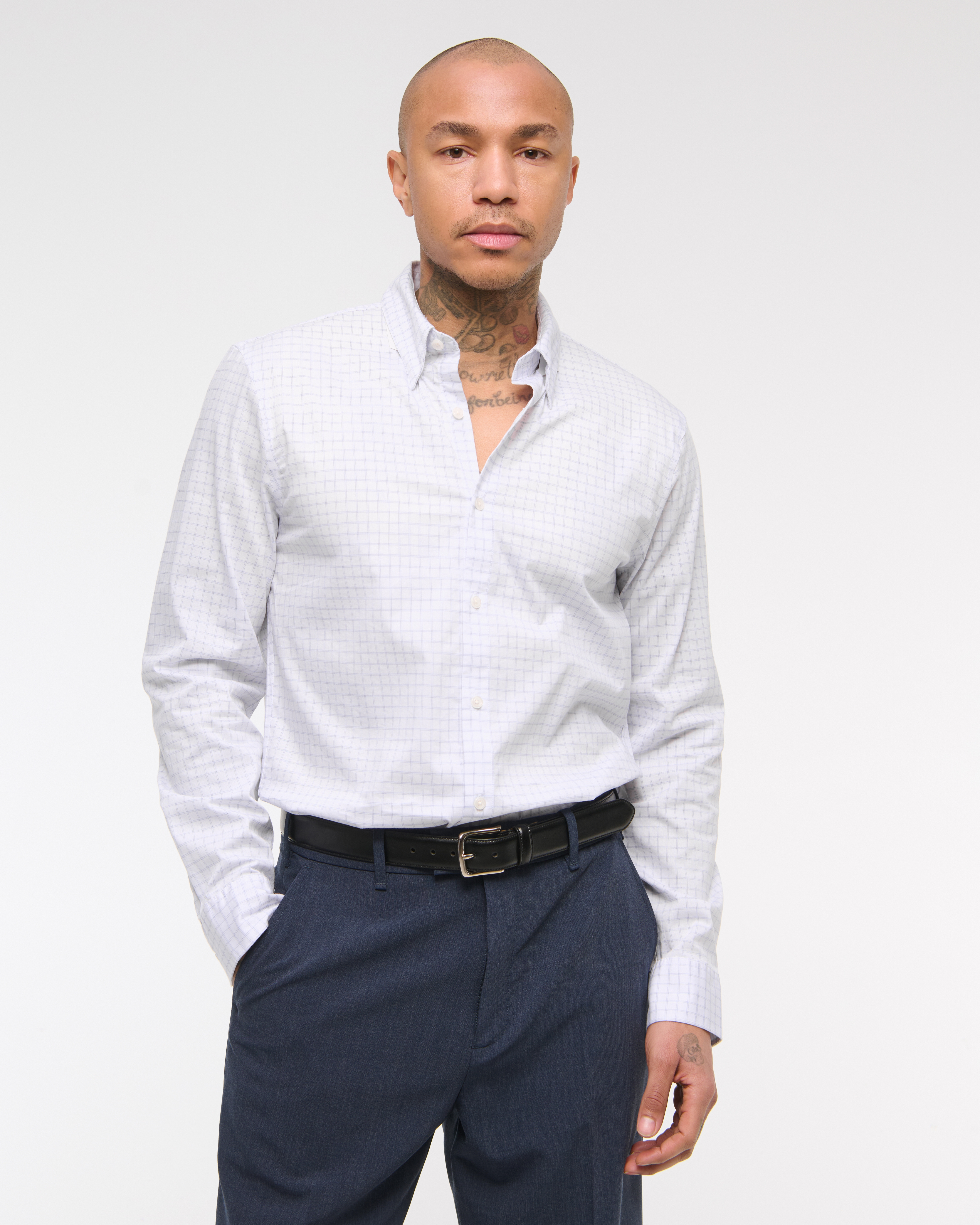 Abercrombie & Fitch A&f Go-to Shirt In White