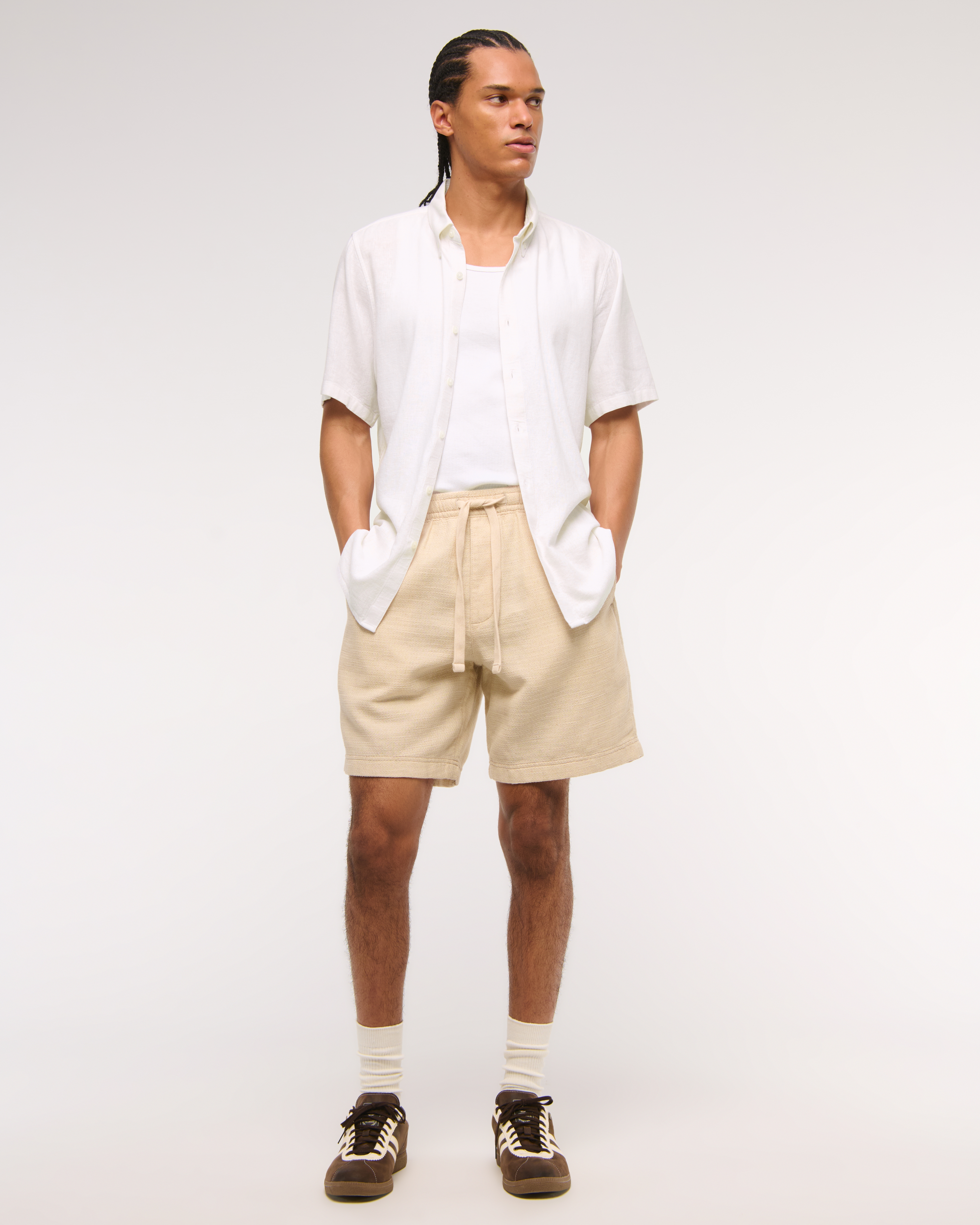 【BAON】[unisex] Ayont Summer Over Short Sleeve Shirt KIC_125-5065-00240-100_prod1.