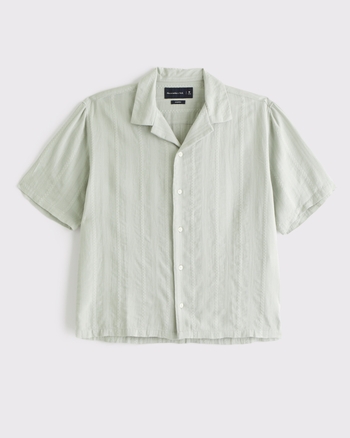 Camp Collar Button-Up Shirt from Abercrombie & Fitch - $22.99