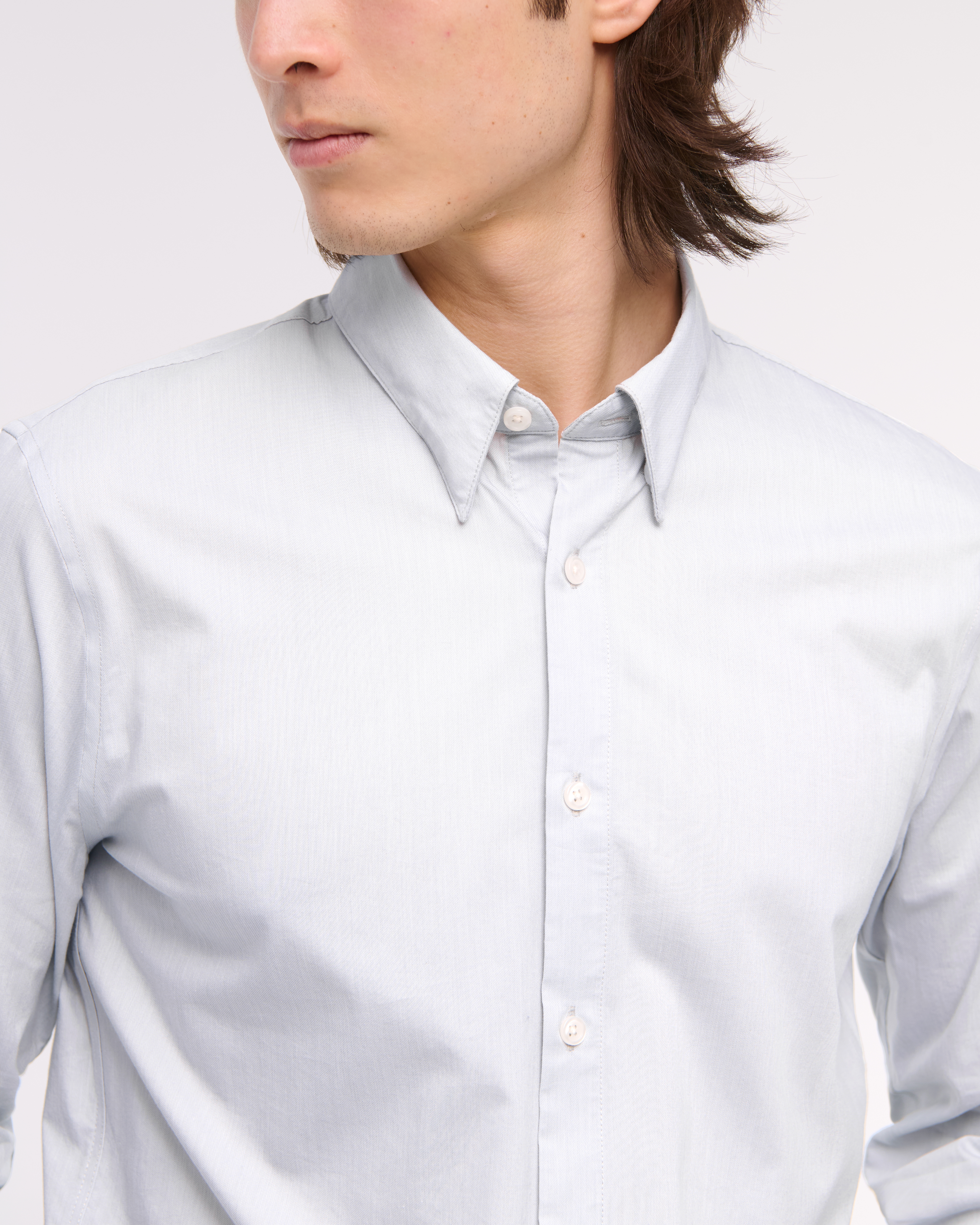 Мужские рубашки Abercrombie & Fitch A&F Go-To Shirt — фото 3