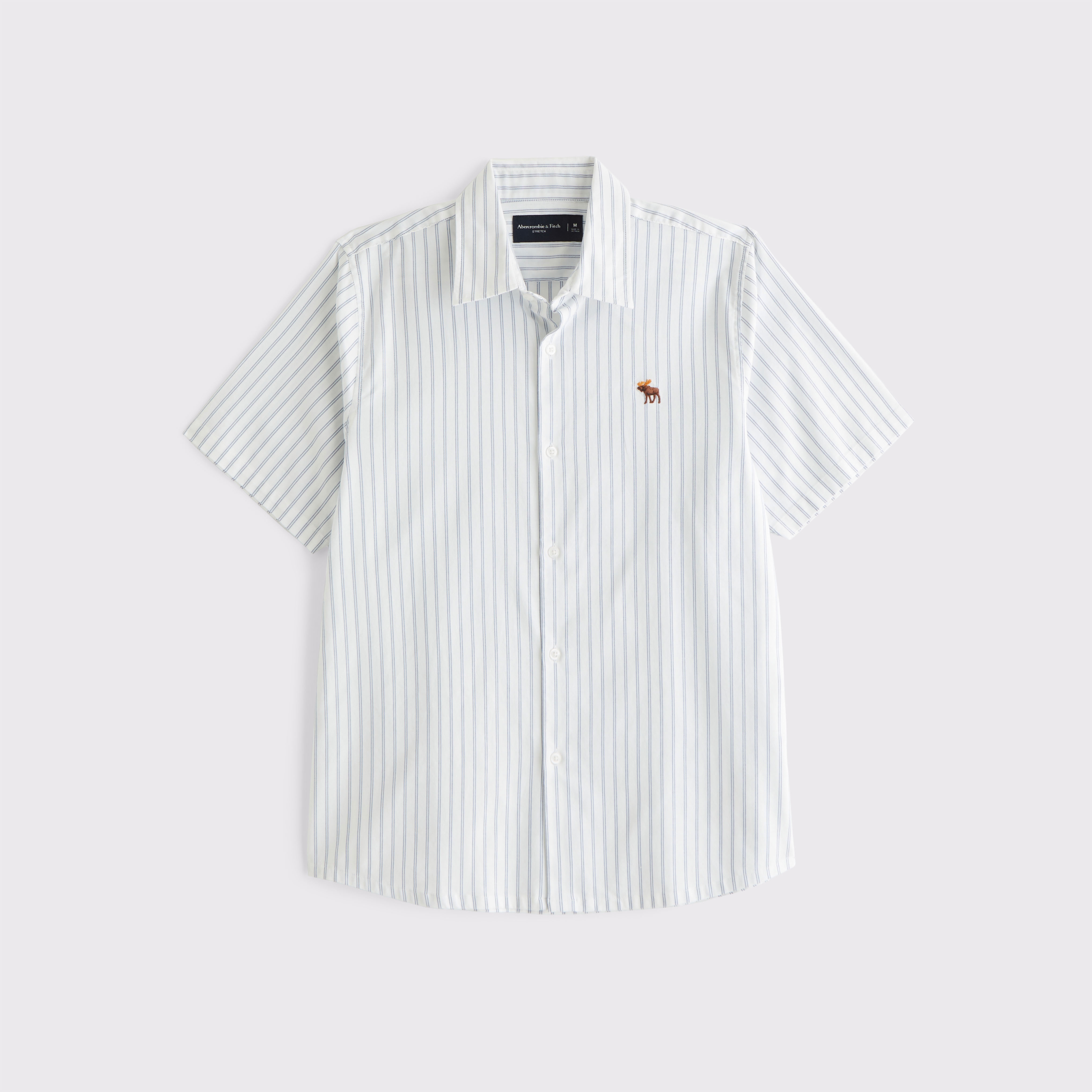 Abercrombie & Fitch◆ヘラジカ オックスフォードシャツ 半袖 メンズ シャツ | クリアランス | Abercrombie & Fitch