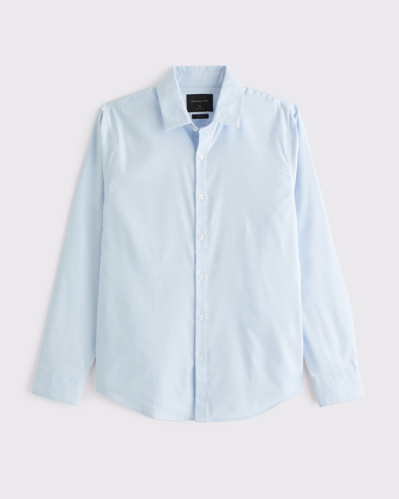 ★Abercrombie & Fitch★A&Fコリンズのストレッチスーツシャツ Men's The A&F Collins Stretch Suiting Shirt | Men's Tops