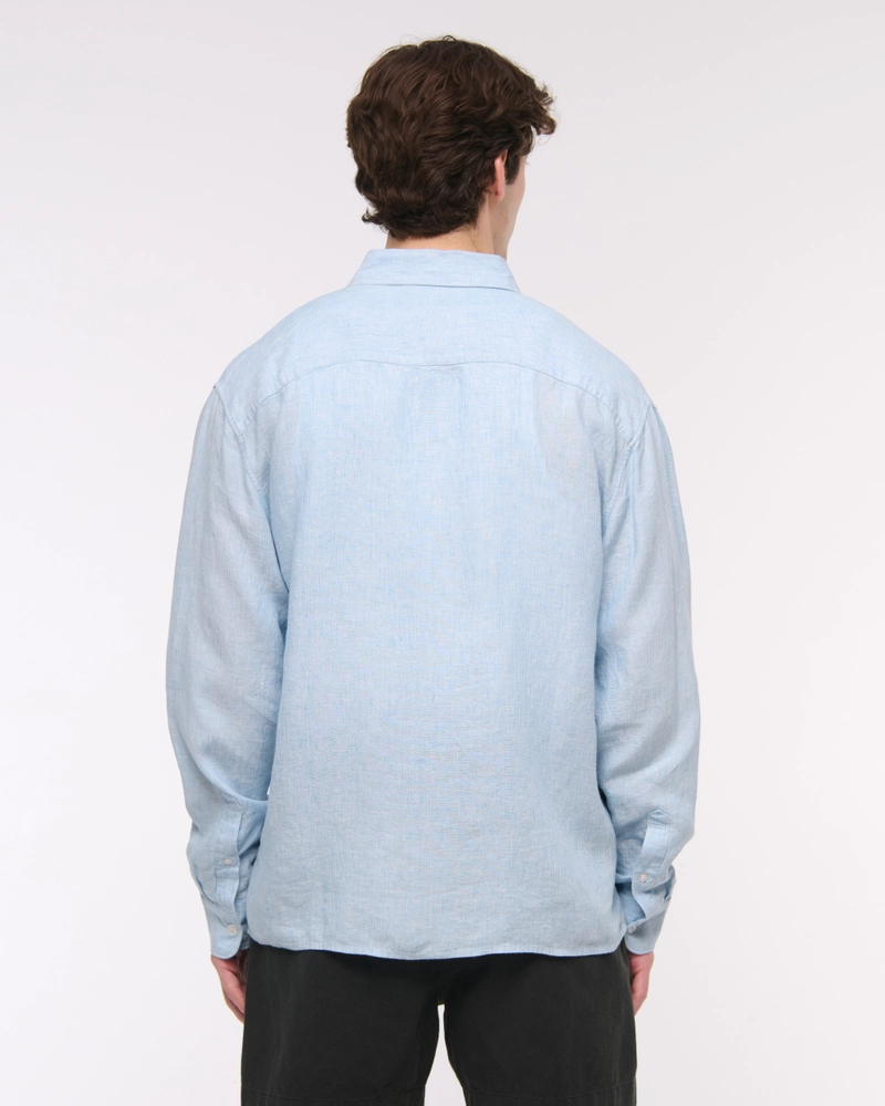 Linen Button-Up Shirt