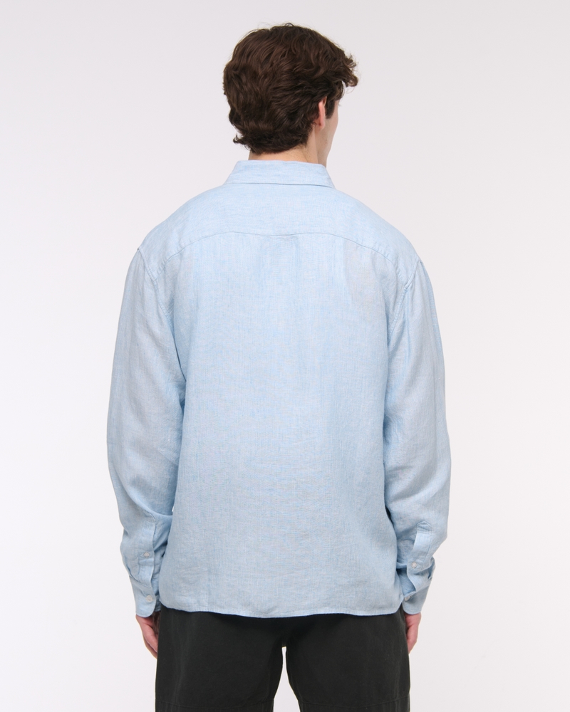 Linen Button-Up Shirt