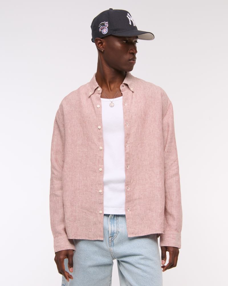 Summer Linen-Blend Popover