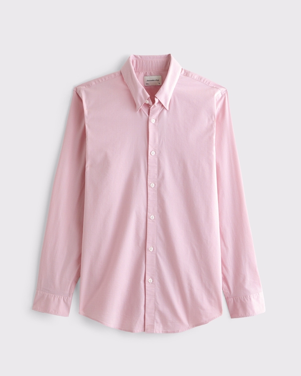 A&F Go-To Shirt, Coral view 1