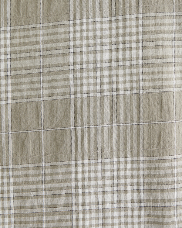 Lightweight Crinkle Button-Up Shirt