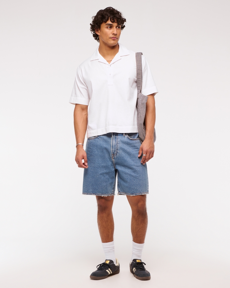 Summer Linen-Blend Popover