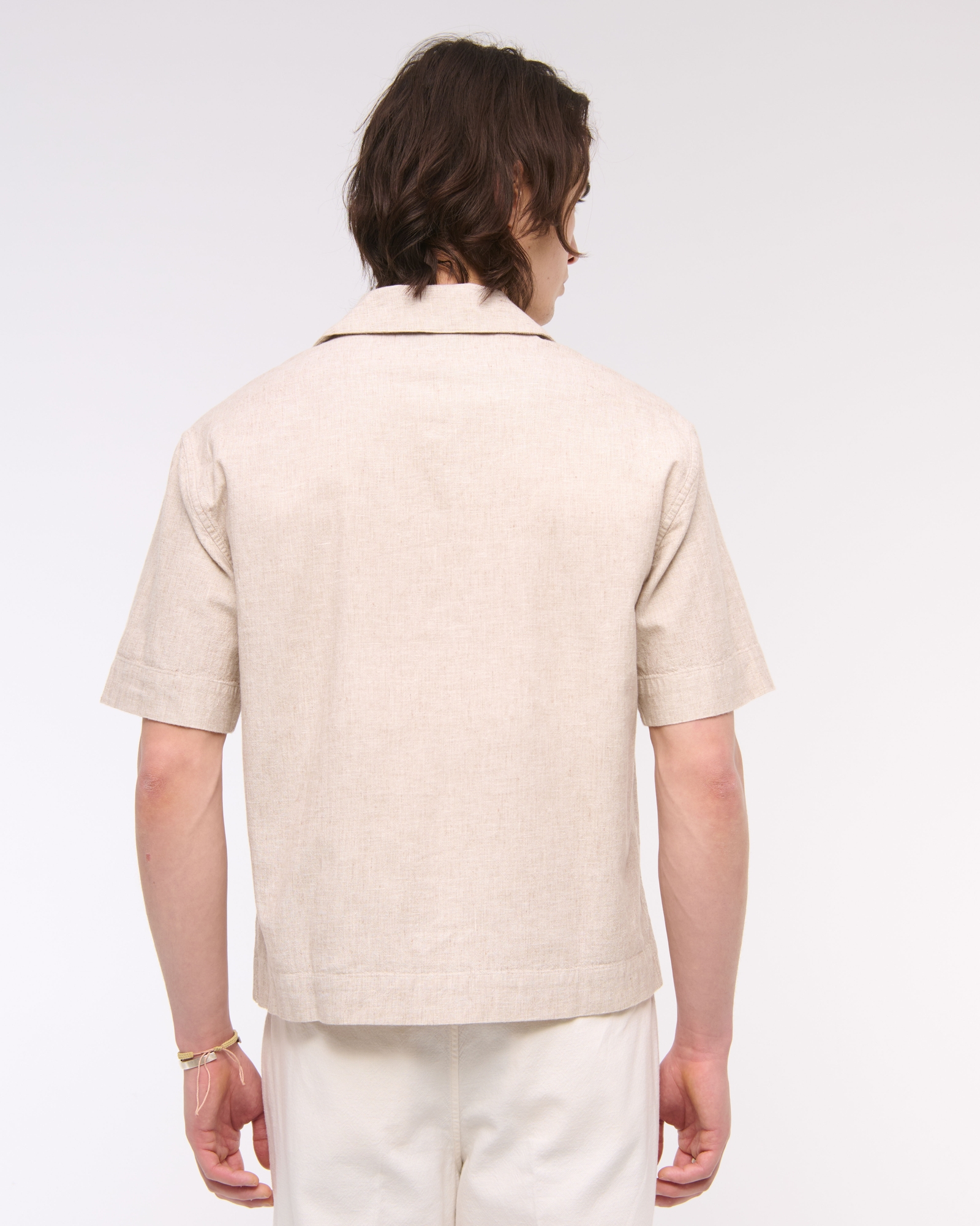 Summer Linen-Blend Popover