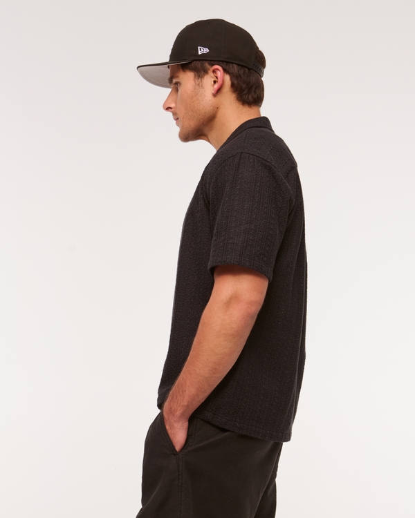 Camp Collar Lace Shirt