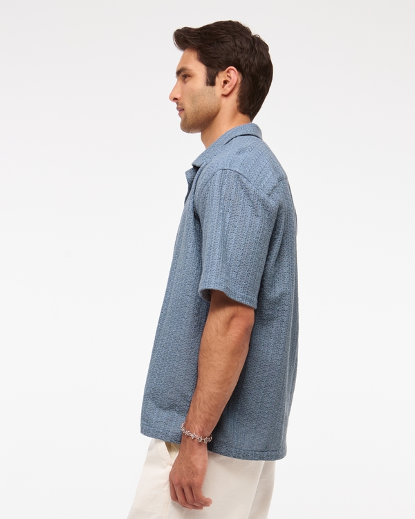 Camp Collar Lace Shirt