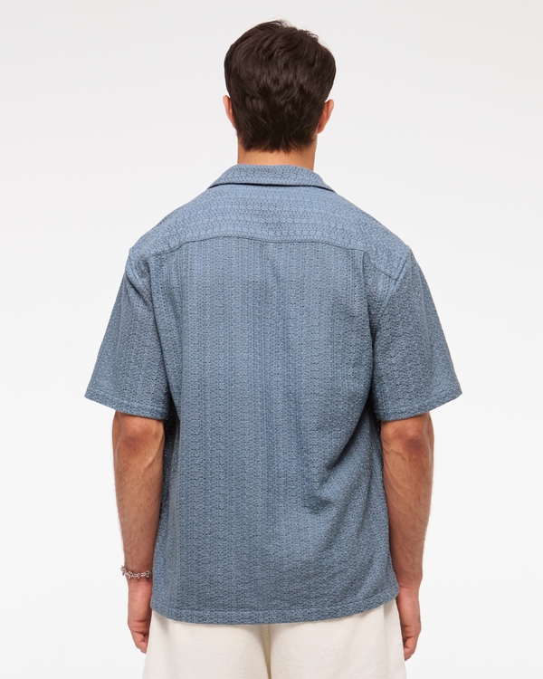 Camp Collar Lace Shirt