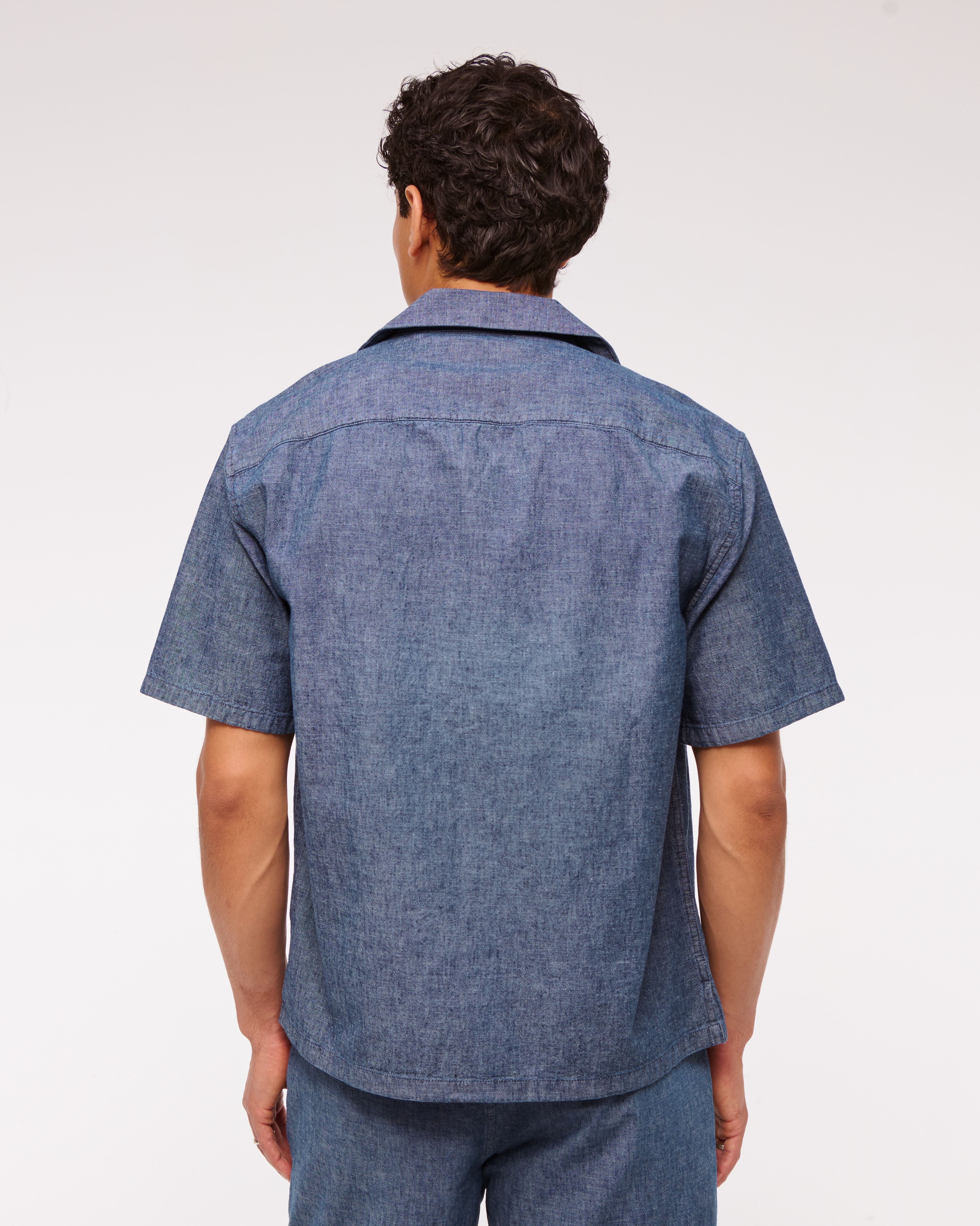 ★Abercrombie & Fitch★マクラーレンキャンプカラーシャツ Men's Camp Collar Summer Linen-Blend Shirt | Men's Tops
