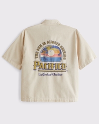 Short-Sleeve Pacífico Workwear Button-Up Shirt